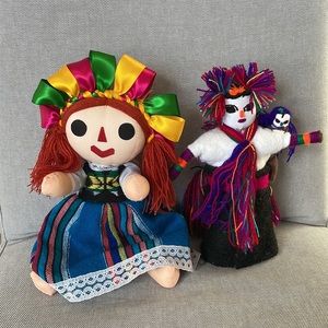 Handmade vintage Mexican Dolls